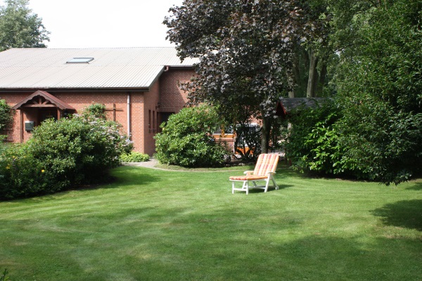 Groer Bauerngarten der Ferienwohnung Lthje in Hochdonn am Nord-Ostsee-Kanal