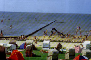 Baden oder Wattlaufen in der Nordsee